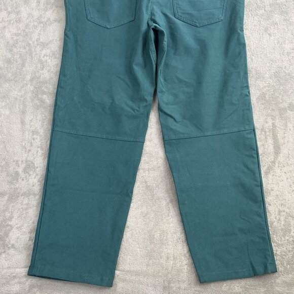 Lululemon ABC Relaxed-Fit Cropped Pant Mens 33x26” Utilitech Green Jasper Preppy - Picture 13 of 14